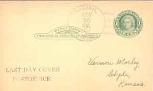 United States Wisconsin Kalish 1937 4c-bar  1916-1937  Postal Card  Philatelic.