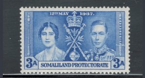 Somaliland 1937 Coronation Omnibus Issue 3a Scott # 83 MH