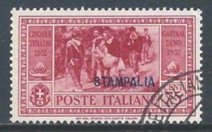 Italy-Stampalia #22 Used 75c Garibaldi w/ Wife Issue Ovptd. Stampalia