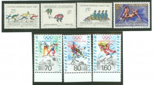 Liechtenstein #877-879/927/973-975 Mint (NH) Single (Olympics) (Soccer) (Sports)