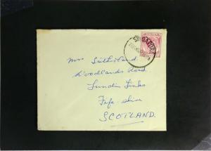 Singapore 1950 Cover to Scotland - Z2245