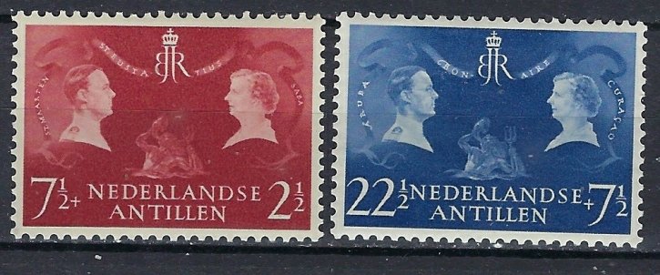 Netherlands Antilles B26-27 MNH 1955 set (ak2353)