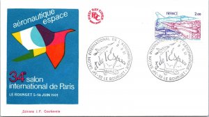 FDC France 1981 - 34th International Paris Fair - F37878