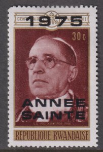 Rwanda 646 Pope Pius XII, 1939-1958 1975