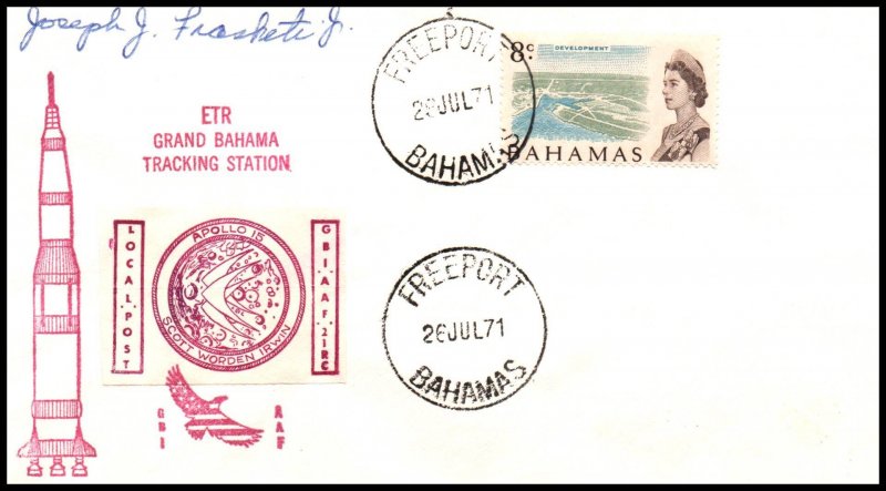 Bahamas Apollo 15 Tracking 1971 Cover