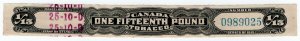 (I.B) Canada Revenue : Tobacco Duty 1/15lb