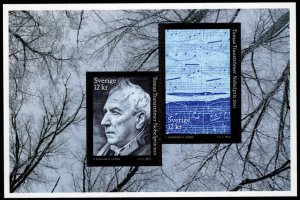 Sweden 2013 MNH** - Thomas Transtromer - Souvenir Sheet - Scott - # 2717