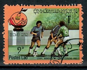 Laos 379 World Cup Soccer used single