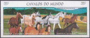 1997 Angola 1123-30KL Horses 9,00 €​​​​​​​