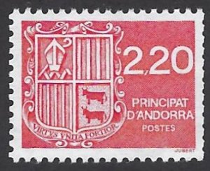 French Andorra 360 MNH, BIN $1.00