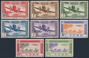 Togo C6-C13, MNH. Michel 177-184. Transport Plane CD88, Camel's Caravan. 1942.