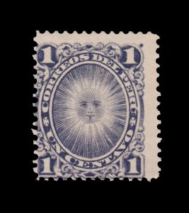 PERU STAMP 1886. 1895 SCOTT # 104. UNUSED. Item 2