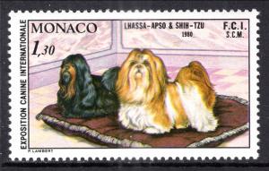 Monaco 1235 Dog MNH VF