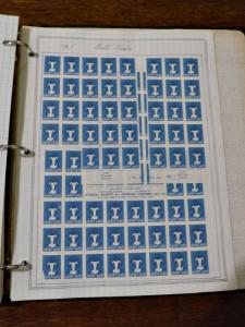 1940 - 1990s ALBUM  Boys Town, VFW, DAV, Sister Kenny, Easter Seal Sheets & More