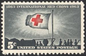 SC#1239 5¢ International Red Cross Issue (1963) MNH