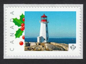LQ. pa. PEGGY'S COVE LIGHTHOUSE Nova Scotia Pic Postage MNH Canada 2015 p15/7Lh1