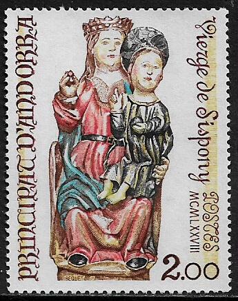 French Andorra #264 MNH Stamp - Virgin of Sispony