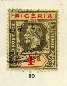 Nigeria 1922 Early Issue Fine Used 4d. NW-165577