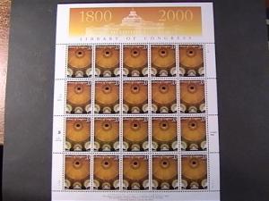 U.S.# 3390-MINT/NEVER HINGED--PANE OF 20---LIBRARY OF CONGRESS--2000