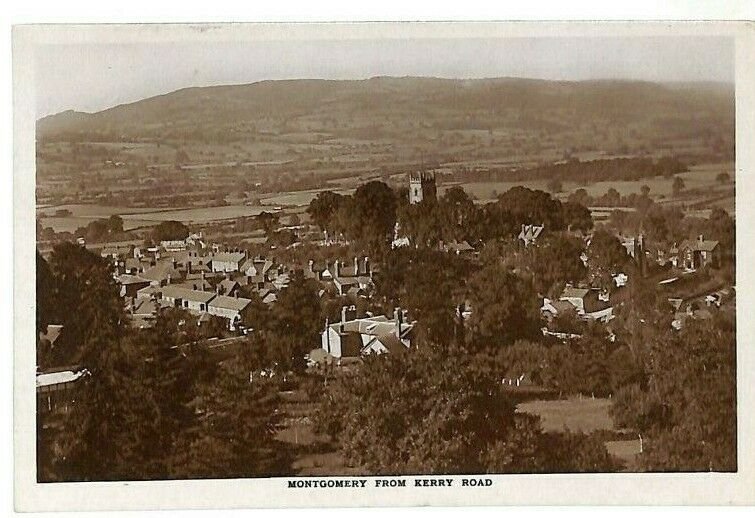 GB WALES Card Montgomery Fine Real Photograph Card 1925 {samwells-covers} EE168 