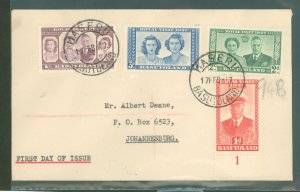 Basutoland 35-8 Royal visit 1st day cover Feb 17, 1947 addressed