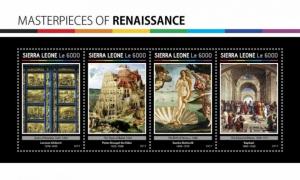 Z08 SRL17106a SIERRA LEONE 2017 Renaissance MNH ** Postfrisch