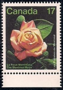 Canada #896 17 cent Montreal Rose mint OG NH XF