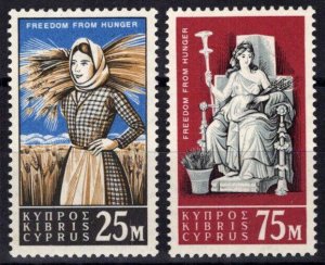 ZAYIX Cyprus 222-223 MNH Farming Agriculture FAO 083022S96