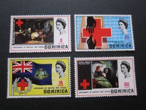 Dominica 1970 Sc 308-311 set MH