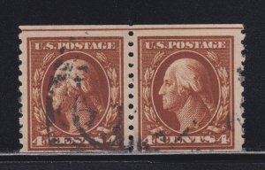 446 Pair F-VF used neat cancel with nice color  ! see pic !