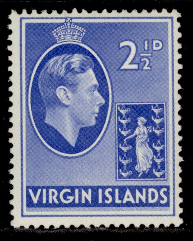 BRITISH VIRGIN ISLANDS GVI SG114a, 2½d ultramarine, M MINT. 