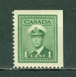 CANADA 1942 GEO VI  #249as( UR CORNER SELVAGES) FROM BKLT MNH...$1.25