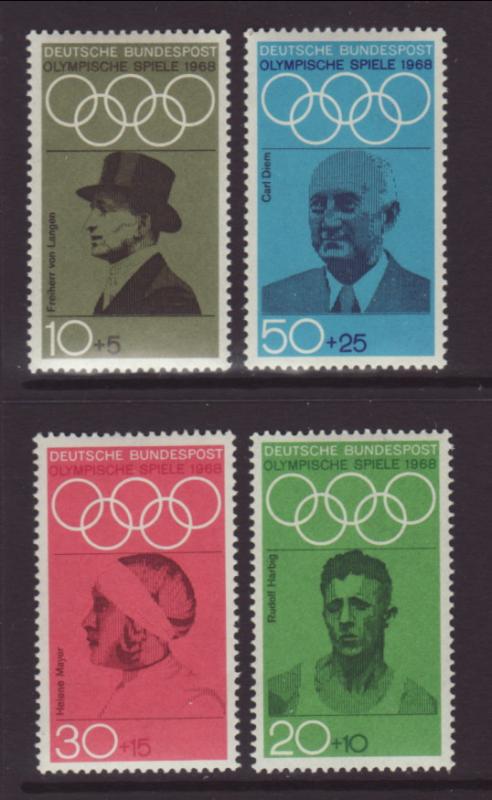 Germany B434-B437 Olympics MNH VF