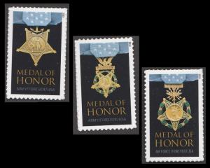 US 4822b 4823b 4988 Medal of Honor Vietnam War F set 3 MNH 2015