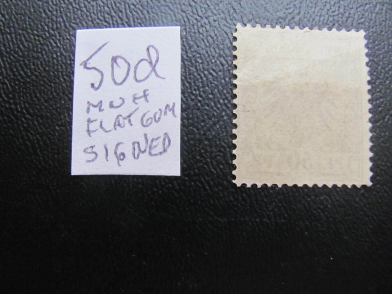 Germany 1889 SIGNED ZENKER MNH FLAT GUM MI.50d SC 51  LARGE EAGLE FINE 150E(118)