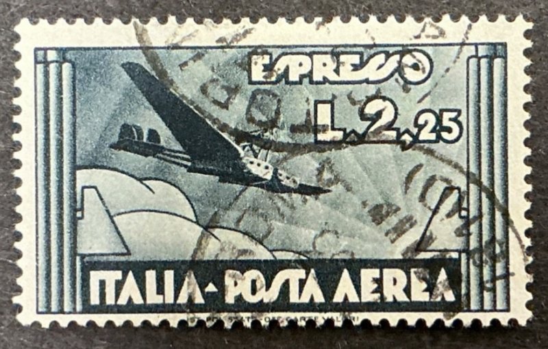 Italy #CE3-4 - 1934 set of 2 Airmail Special Delivery stamps, Used cv. $203.25.