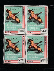 Peru C165 Block Of 4 Set MNH Birds