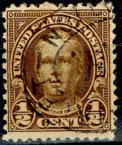 U.S.A.; 1929; Sc. # 653;   Used  Perf. 11 x 10 1/2 Single Stamp