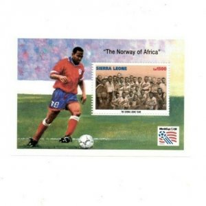 Sierra Leone 1994 - USA World Cup '94 - Souvenir Sheet - Scott 1732 - MNH