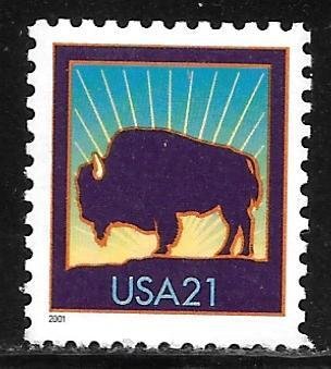 USA 3467: 21c American Bison, MNH, VF