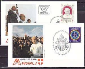 Austria, 1983 issue. Pope John Paul II visit to Austria on 2 Cachet covers. ^