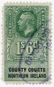 (I.B) George V Revenue : County Courts 1/6d (Northern Ireland)