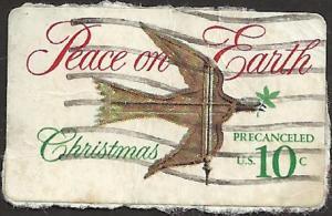 # 1552 USED CHRISTMAS DOVE AND WEATHER VANE SELF STICK