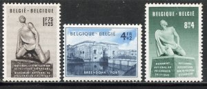 Belgium # B495-7, Mint Hinge.