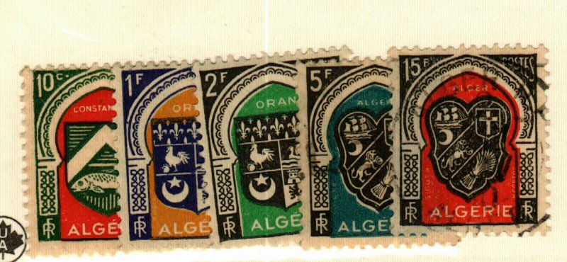 Algeria #210,212, 215  MNH, 221, 225 used