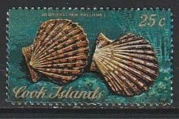 1974 Cook Islands - Sc 393 - used VF - 1 single - Sea shells