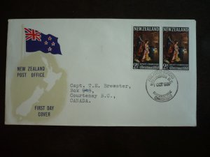Postal History - New Zealand - Scott# 429 - First Day Cover