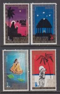 Samoa 391-394 Christmas MNH VF