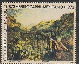 MEXICO 1050, 40¢ Centenary of Mexican Railroads. MINT, NH. VF.