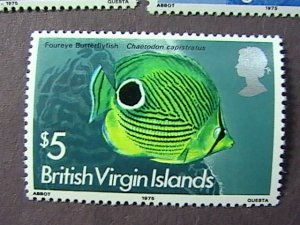 BRITISH VIRGIN ISLANDS # 284-300-MINT/NEVER HINGED-COMPLETE SET--QEII--1975